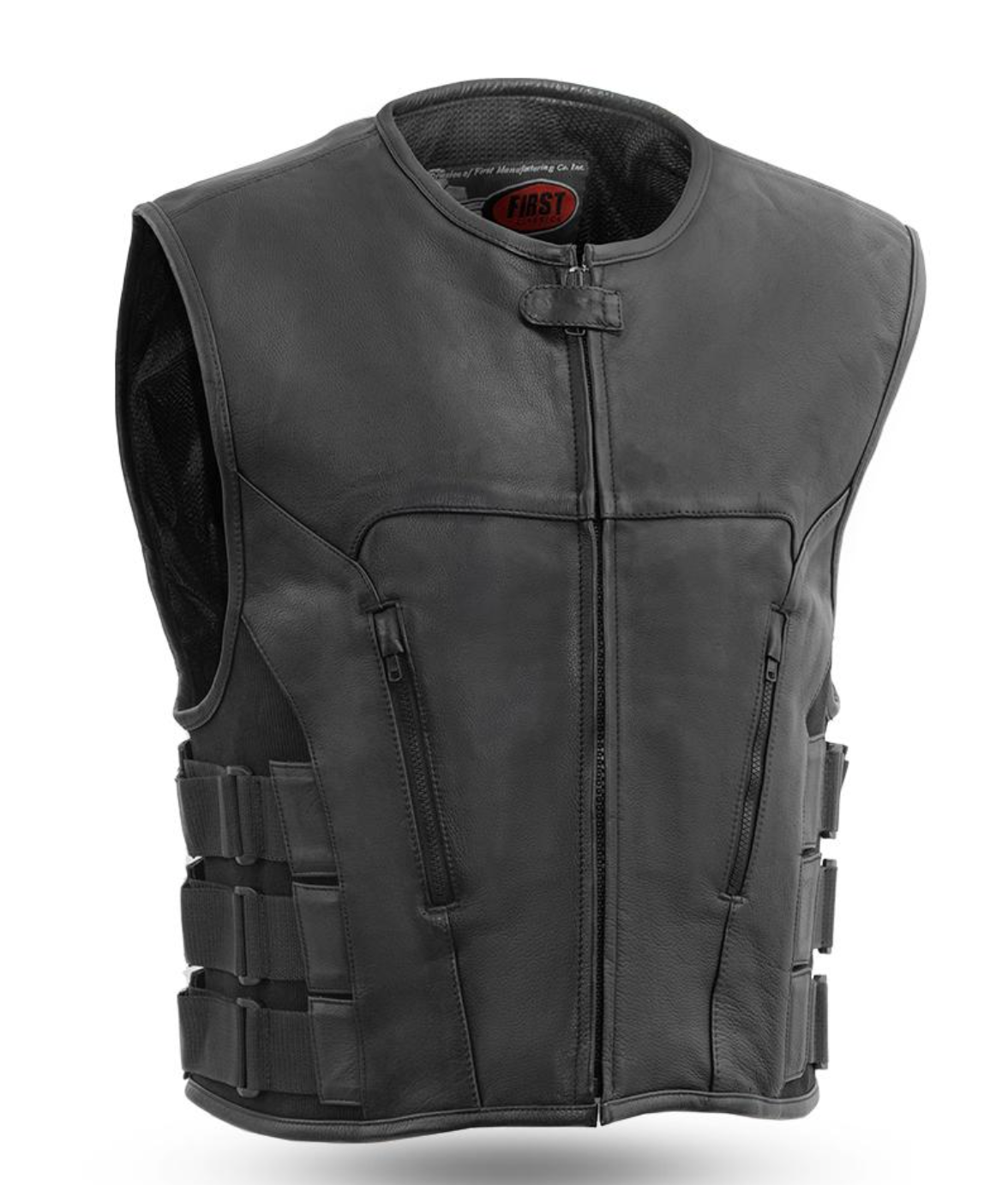 Commando Swat Style Leather Club Vest